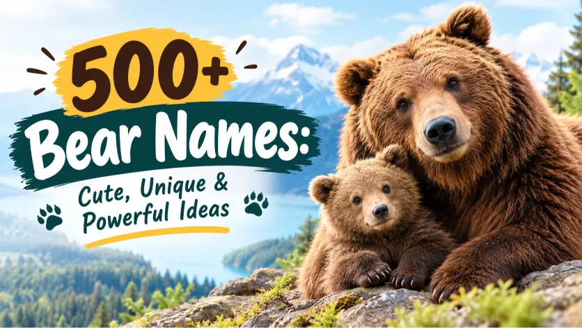 Bear Names: Cute, Unique & Powerful Ideas