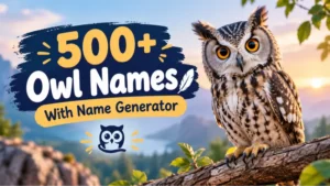 Owl Names With Name Generator