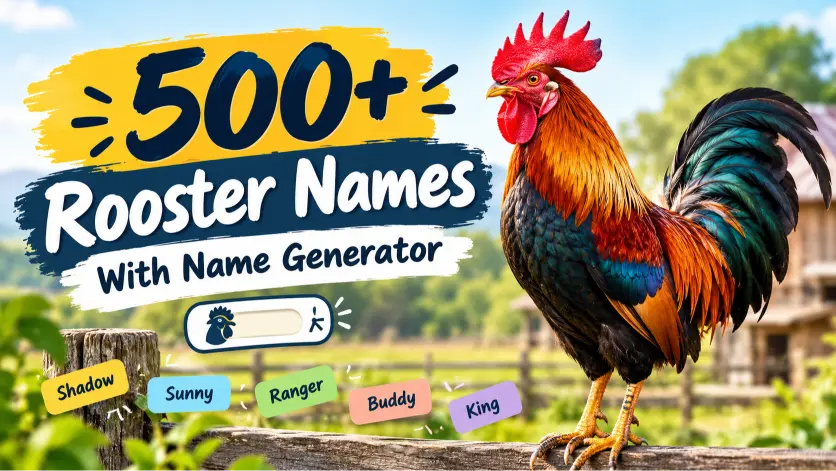 Rooster Names With Name Generator