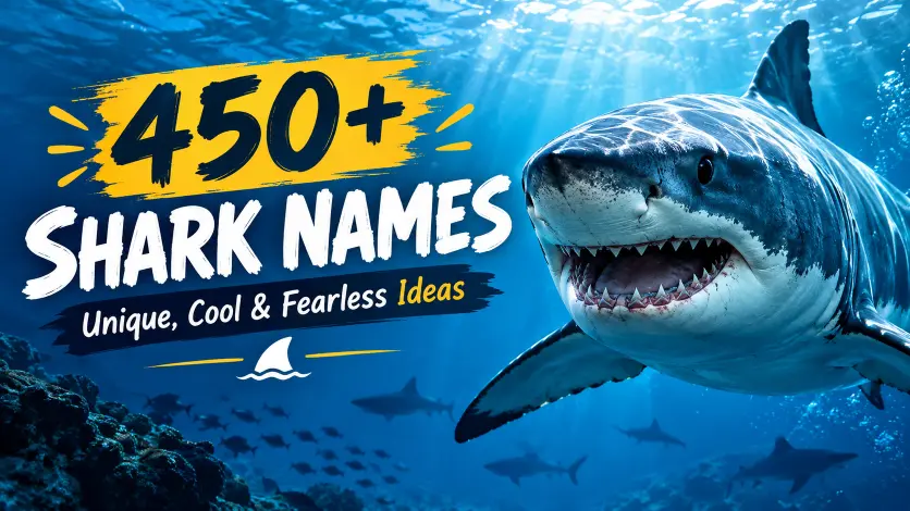 Shark Names: Unique, Cool & Fearless Ideas