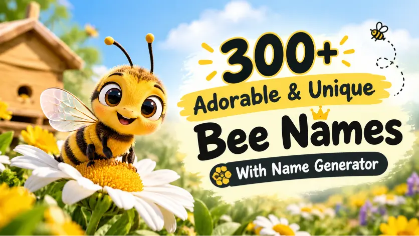 Adorable & Unique Bee Names With Name Generator
