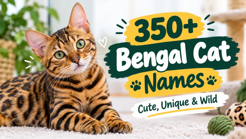 Bengal Cat Names: Cute, Unique & Wild