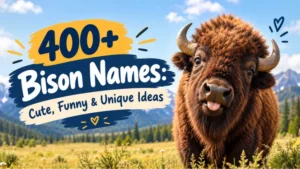 Bison Names: Cute, Funny & Unique Ideas