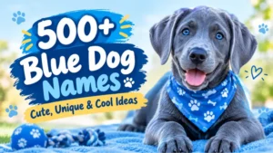 Blue Dog Names: Cute, Unique & Cool Ideas