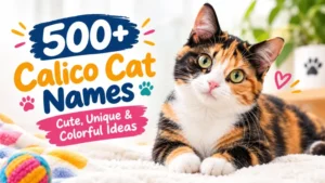 Calico Cat Names: Cute, Unique & Colorful Ideas