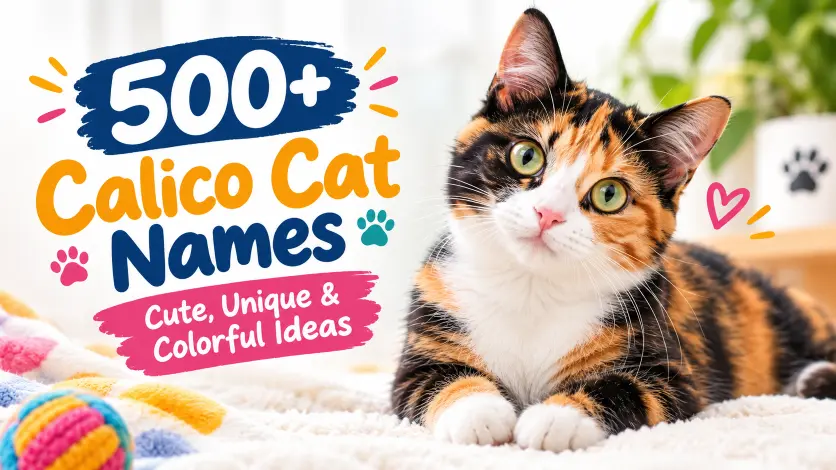 Calico Cat Names: Cute, Unique & Colorful Ideas