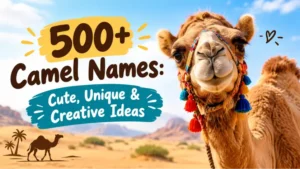 Camel Names: Cute, Unique & Creative Ideas