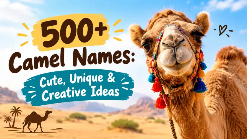 Camel Names: Cute, Unique & Creative Ideas