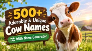 Adorable & Unique Cow Names With Name Generator