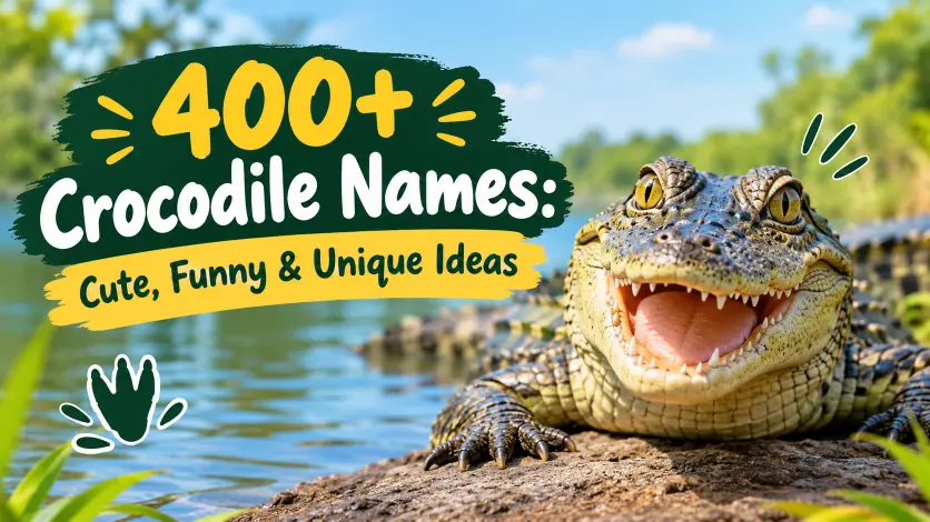 Crocodile Names: Cute, Funny & Unique Ideas