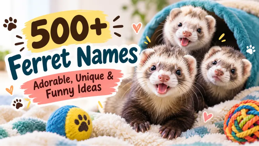 Ferret Names: Adorable, Unique & Funny Ideas