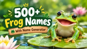 Frog Names With Name Generator