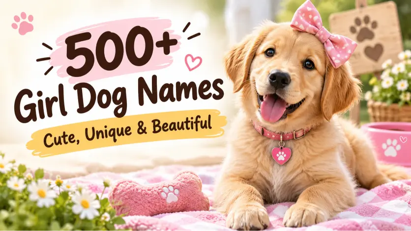 Girl Dog Names: Cute, Unique & Beautiful