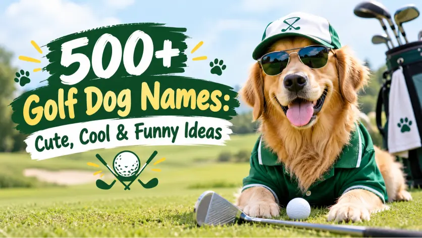 Golf Dog Names: Cute, Cool & Funny Ideas