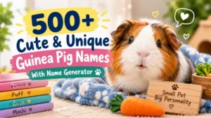 Cute & Unique Guinea Pig Names With Name Generator
