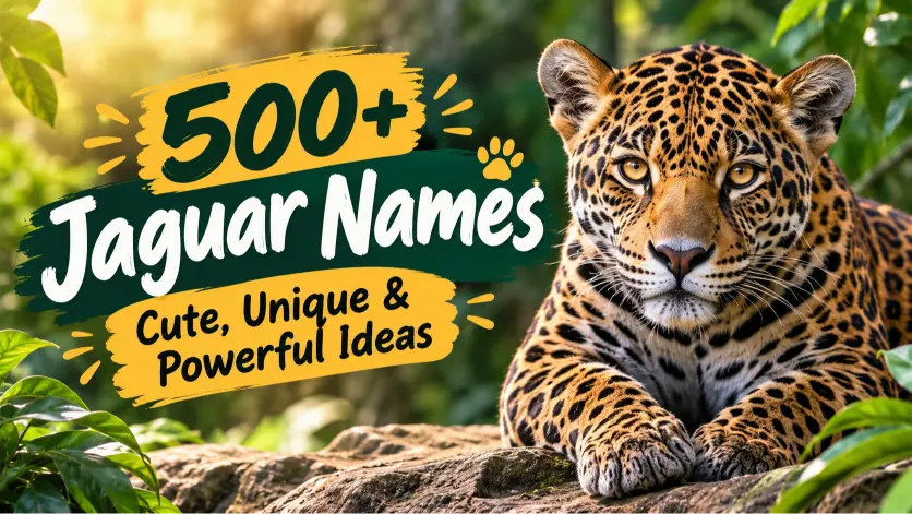 Jaguar Names: Cute, Unique & Powerful Ideas