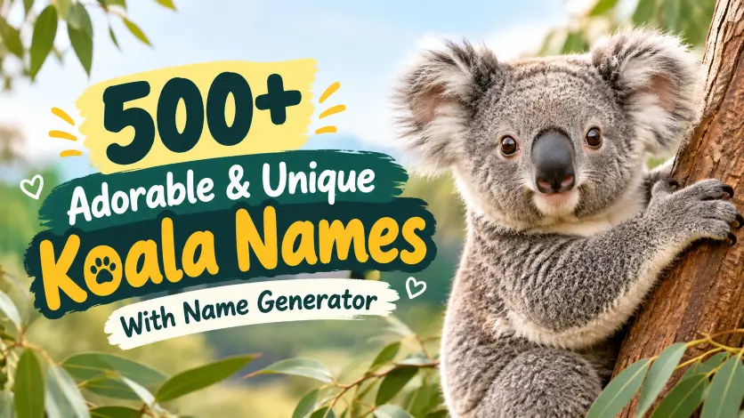 Adorable & Unique Koala Names With Name Generator