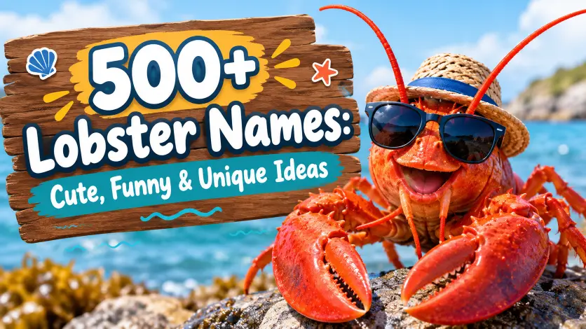 Lobster Names: Cute, Funny & Unique Ideas