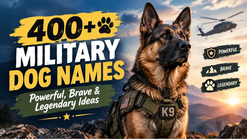 Military Dog Names: Powerful, Brave & Legendary Ideas