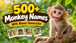 500+ Monkey Names With Name Generator