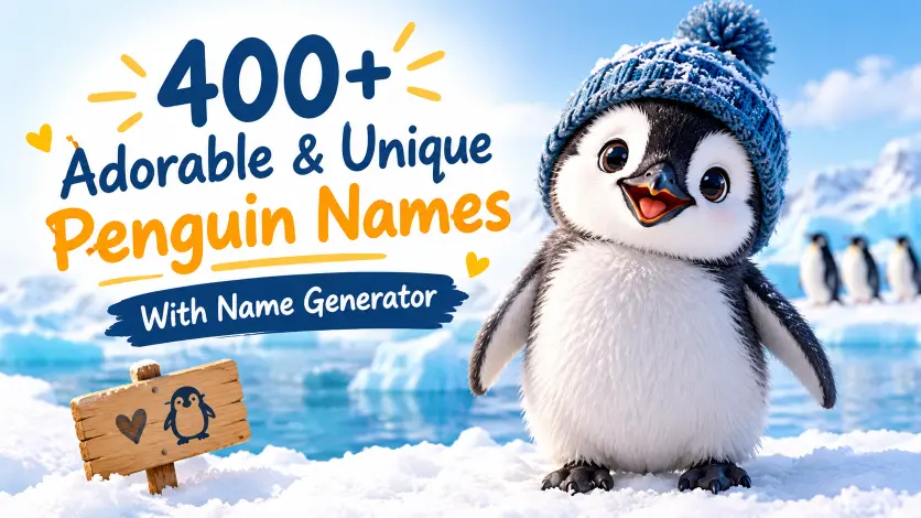 Adorable & Unique Penguin Names With Name Generator