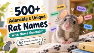 Adorable & Unique Rat Names With Name Generator