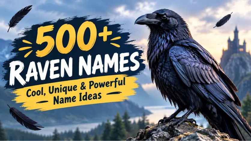 Raven Names: Cool, Unique & Powerful Name Ideas
