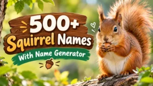 Squirrel Names With Name Generator