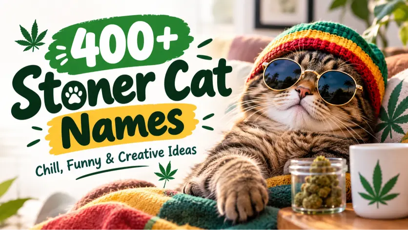 Stoner Cat Names: Chill, Funny & Creative Ideas