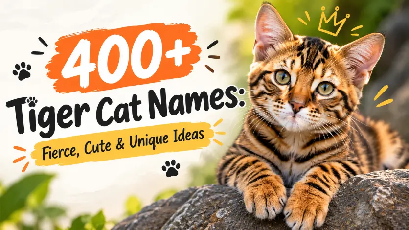 Tiger Cat Names: Fierce, Cute & Unique Ideas