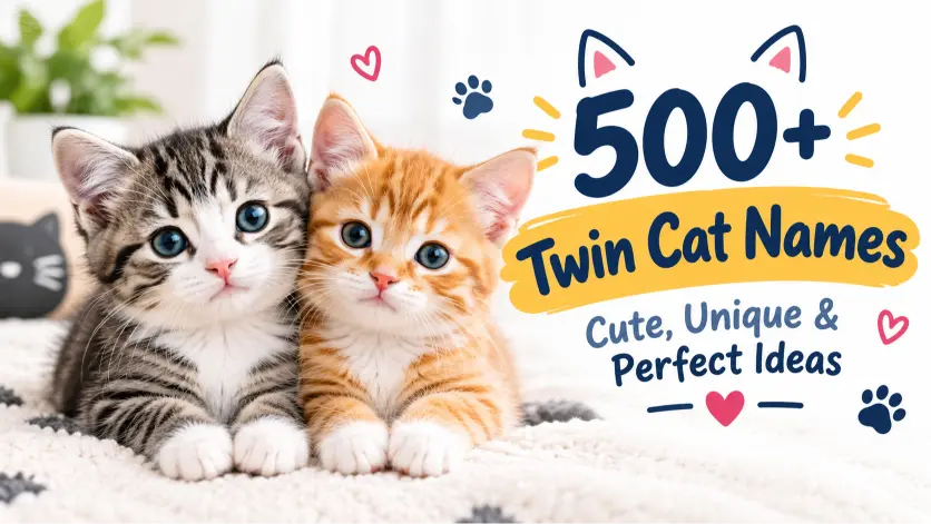 Twin Cat Names: Cute, Unique & Perfect Ideas