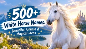 White Horse Names: Beautiful, Unique & Magical Ideas