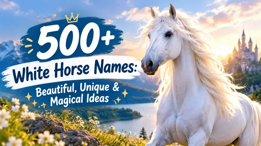 White Horse Names: Beautiful, Unique & Magical Ideas